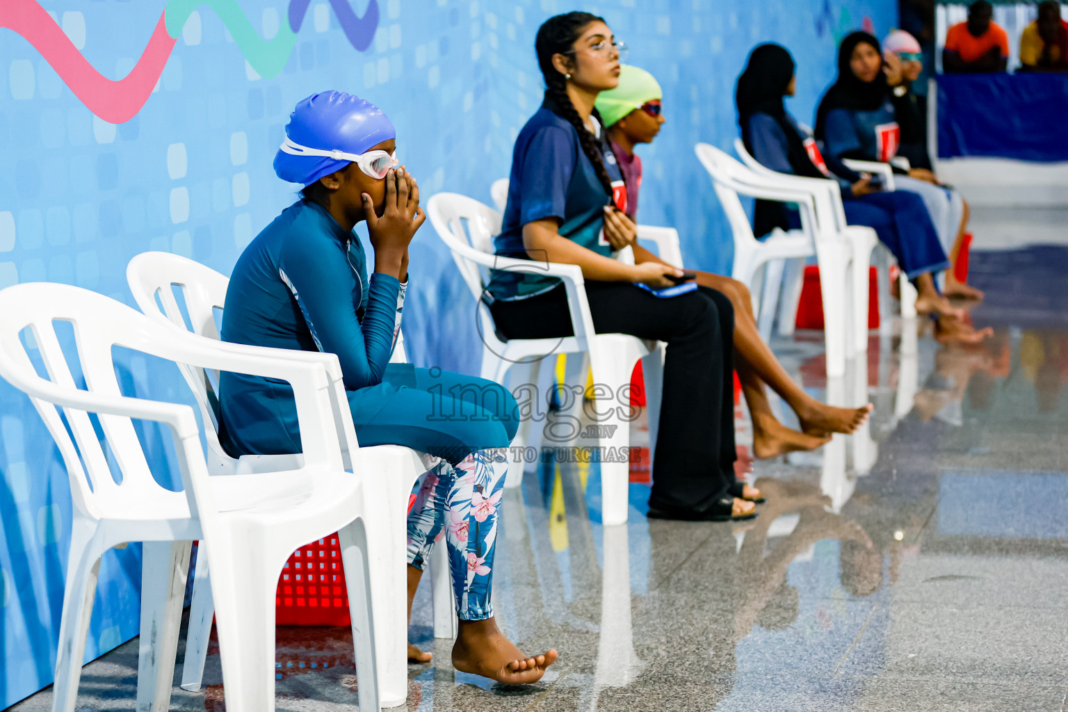 Day 4 of BML 6th National Kids Swimming Kids Festival 2025 held in Hulhumale', Maldives on Thursday, 6th November 2024. 
Photos: Hassan Simah / images.mv
