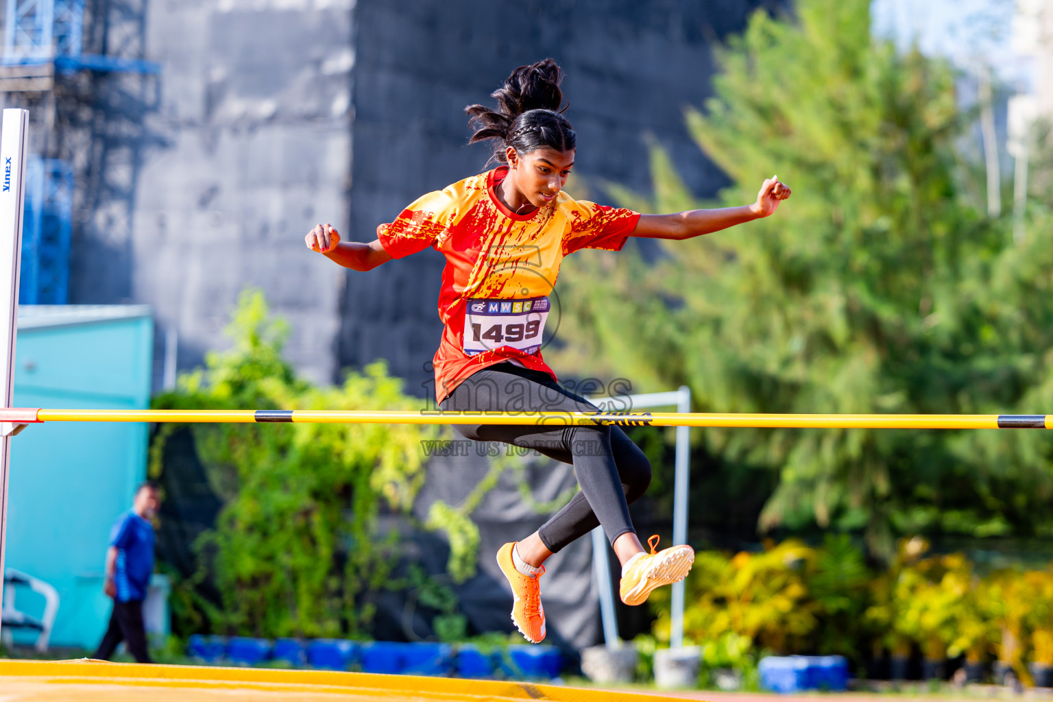 Day 3 of MWSC Interschool Athletics Championships 2024 held in Hulhumale Running Track, Hulhumale, Maldives on Monday, 11th November 2024. Photos by: Nausham Waheed / Images.mv