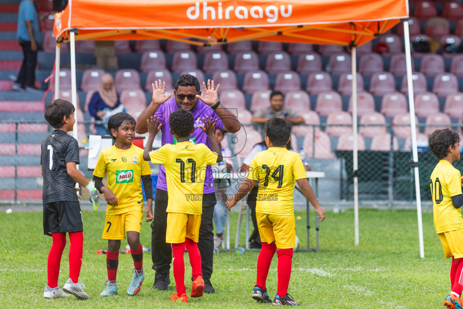 Day 2 of MILO Kids Football Fiesta was held at National Stadium in Male', Maldives on Saturday, 24th February 2024.