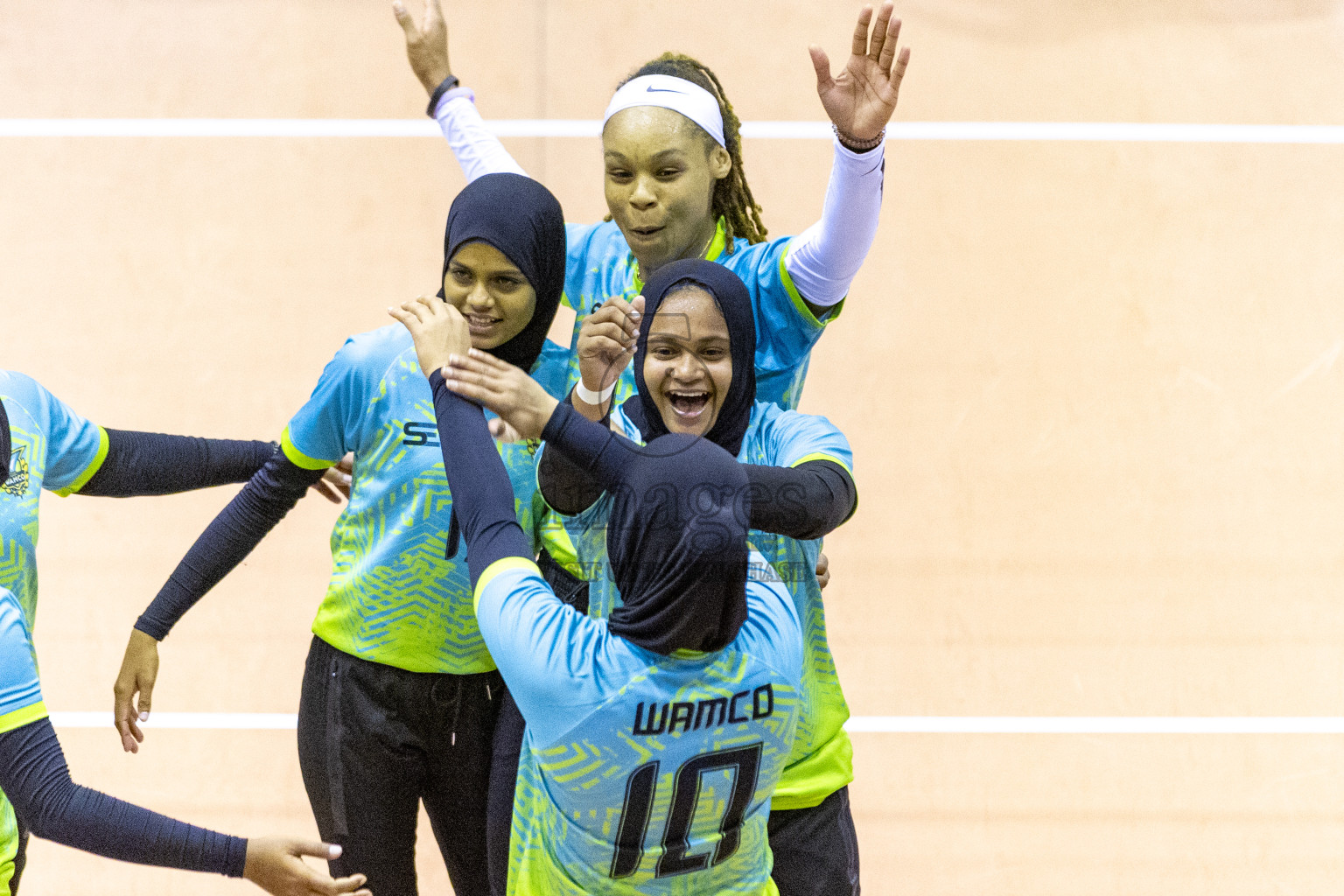 Final of Women's Division of Volleyball Association Cup 2023 held in Male', Maldives on Tuesday, 9th January 2024 at Social Center Indoor Hall Photos By: Nausham Waheed /images.mv