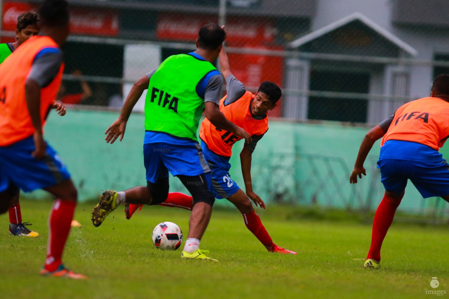 International friendly match official  practice session, Maldives and Bangladesh in Male', Maldives, Wednesday, August . 31, 2016.(Images.mv Photo/ Abdulla Abeedh).