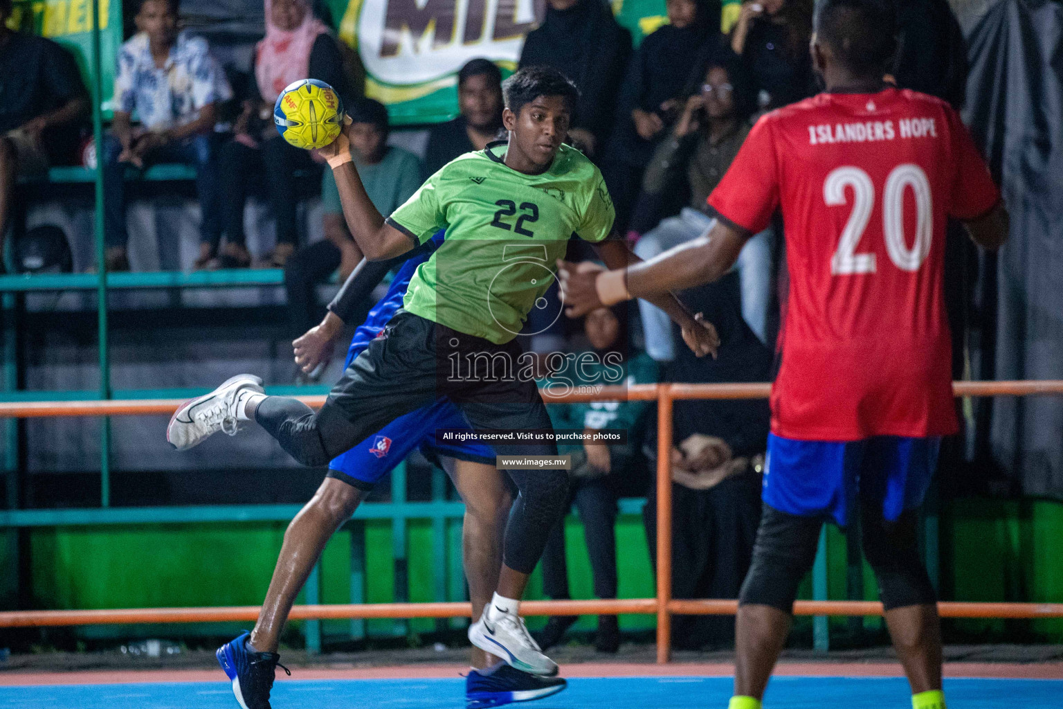 Day 7 of 6th MILO Handball Maldives Championship 2023, held in Handball ground, Male', Maldives on Friday, 26th May 2023 Photos: Nausham Waheed/ Images.mv