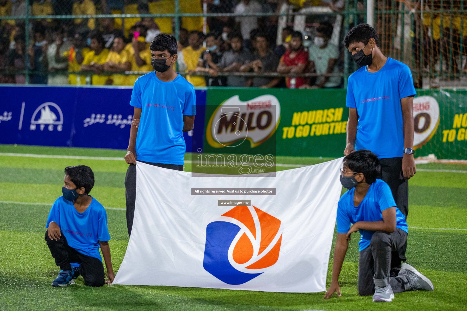 RRC Vs FSM in the Semi Finals of Club Maldives 2021 held in Hulhumale, Maldives on 19 December 2021. Photos: Ismail Thoriq / images.mv