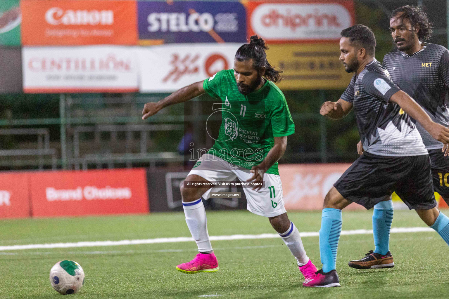 Team Badhahi vs Meteorology in Club Maldives Cup Classic 2023 held in Hulhumale, Maldives, on Monday, 24th July 2023. Photos: Ismail Thoriq / images.mv