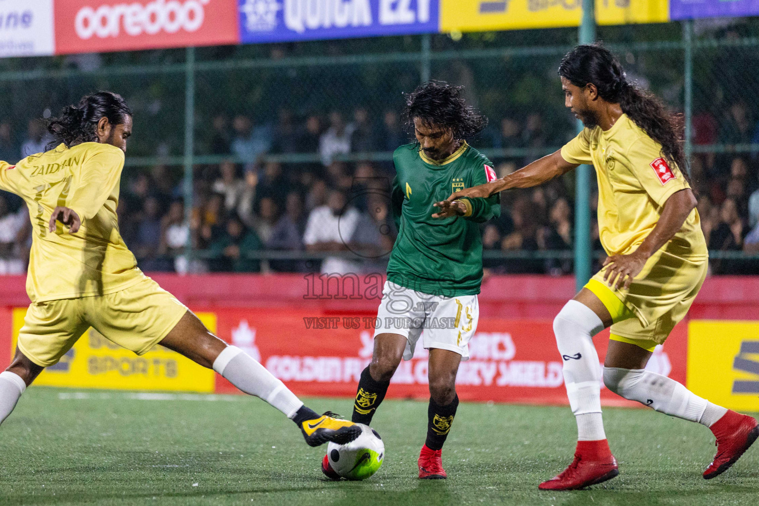 Opening of Golden Futsal Challenge 2024 with Charity Shield Match between L.Gan vs Th. Thimarafushi was held on Sunday, 14th January 2024, in Hulhumale', Maldives Photos: Ismail Thoriq / images.mv