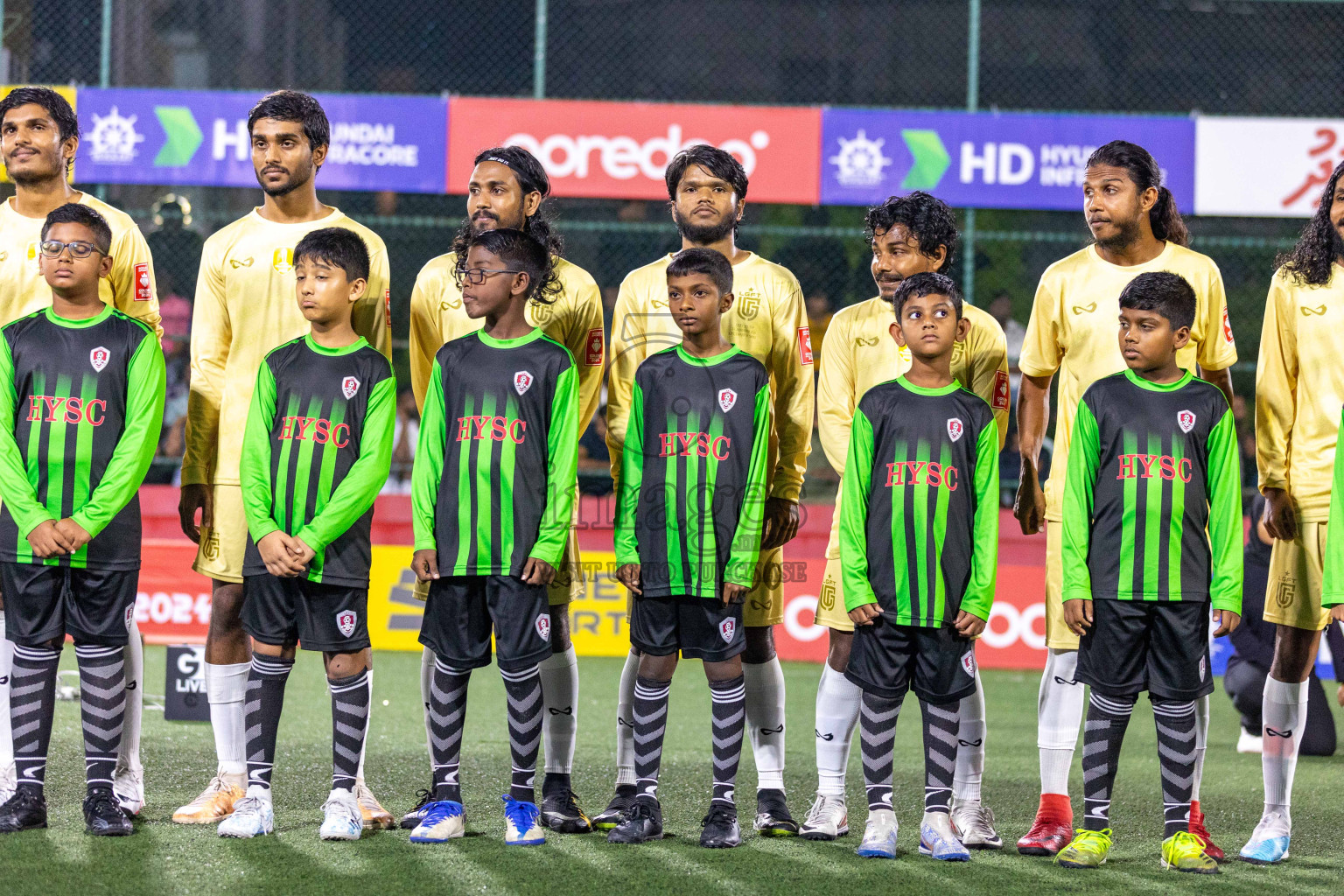 Opening of Golden Futsal Challenge 2024 with Charity Shield Match between L.Gan vs Th. Thimarafushi was held on Sunday, 14th January 2024, in Hulhumale', Maldives Photos: Ismail Thoriq / images.mv