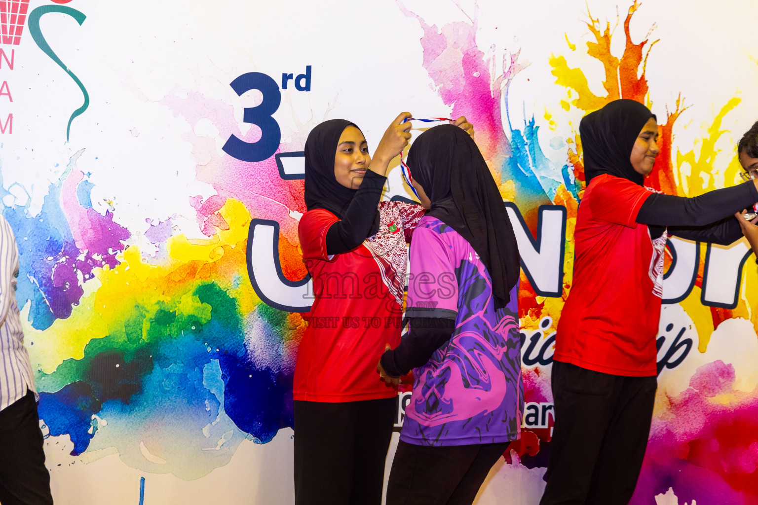 Closing ceremony of 3rd Netball Junior Championship, held at Social Center on Saturday, 25th January 2025 . Photos: Nausham Waheed / images.mv