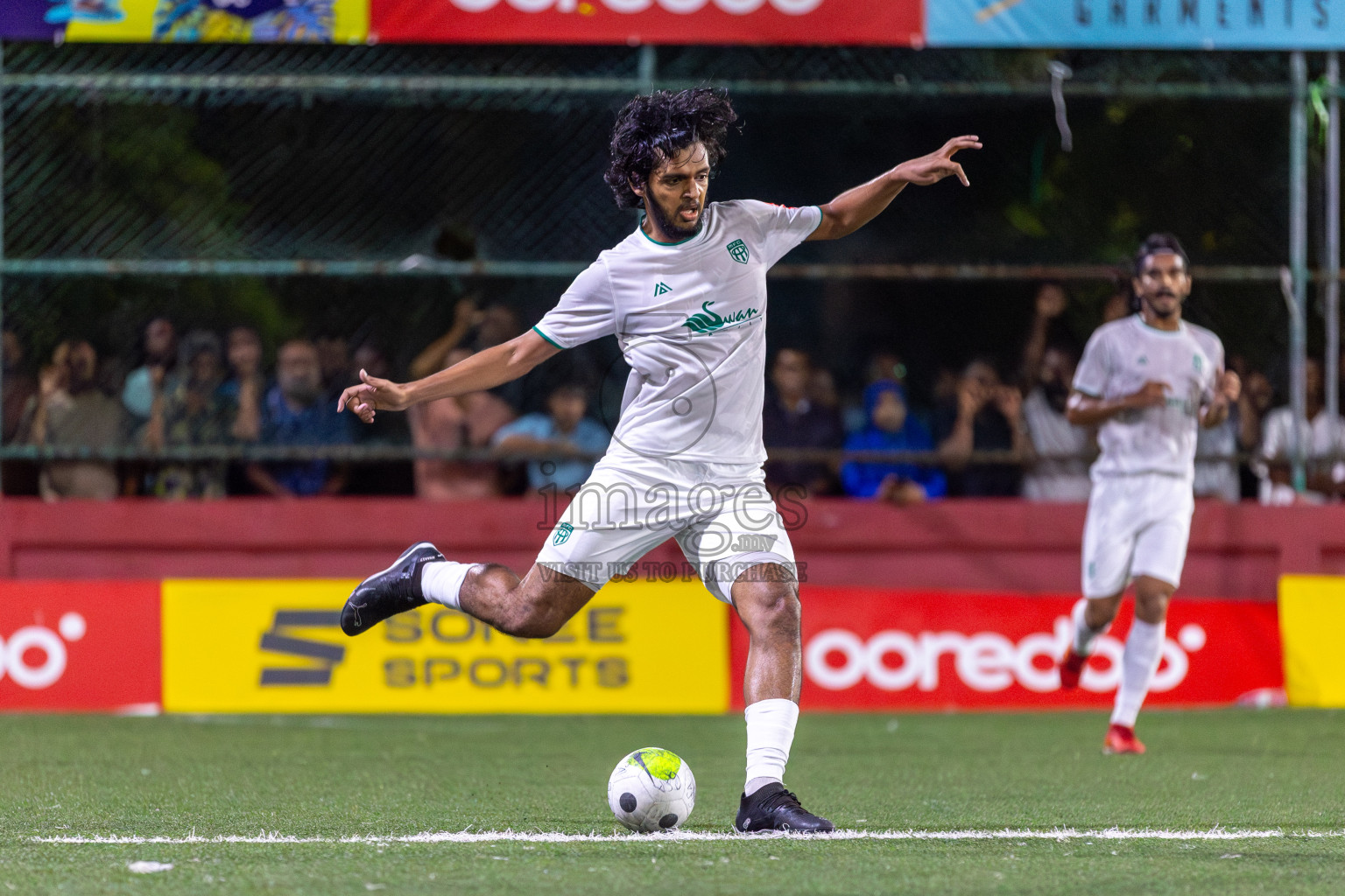 HA Muraidhoo vs HA Maarandhoo in Day 5 of Golden Futsal Challenge 2024 was held on Friday, 19th January 2024, in Hulhumale', Maldives Photos: Mohamed Mahfooz Moosa / images.mv