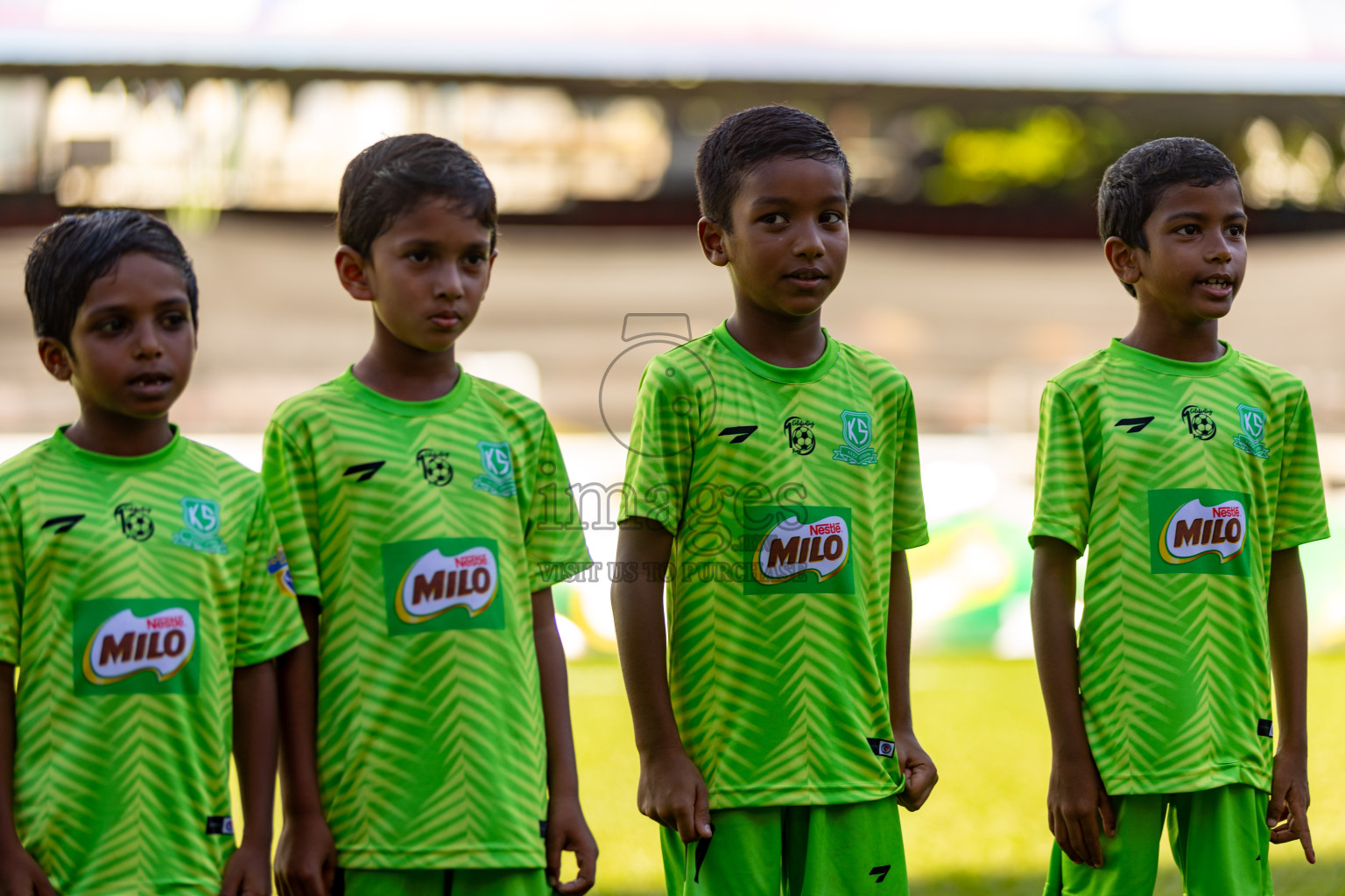 Day 2 of MILO Kids Football Fiesta was held at National Stadium in Male', Maldives on Saturday, 24th February 2024.