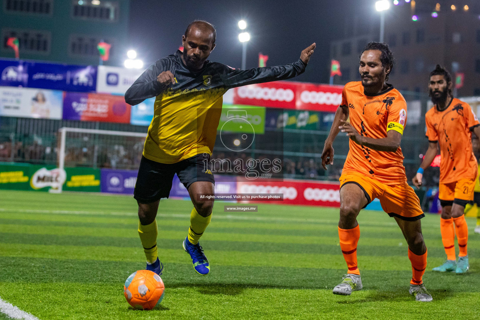 RRC Vs FSM in the Semi Finals of Club Maldives 2021 held in Hulhumale, Maldives on 19 December 2021. Photos: Ismail Thoriq / images.mv