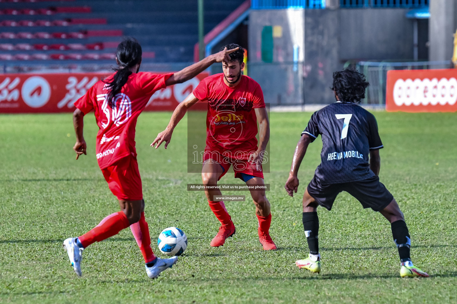 JJ Sports Club vs Kuda henveiru united in the 2nd Division 2022 on 3rd Aug 2022, held in National Football Stadium, Male', Maldives Photos: Nausham Waheed / Images.mv