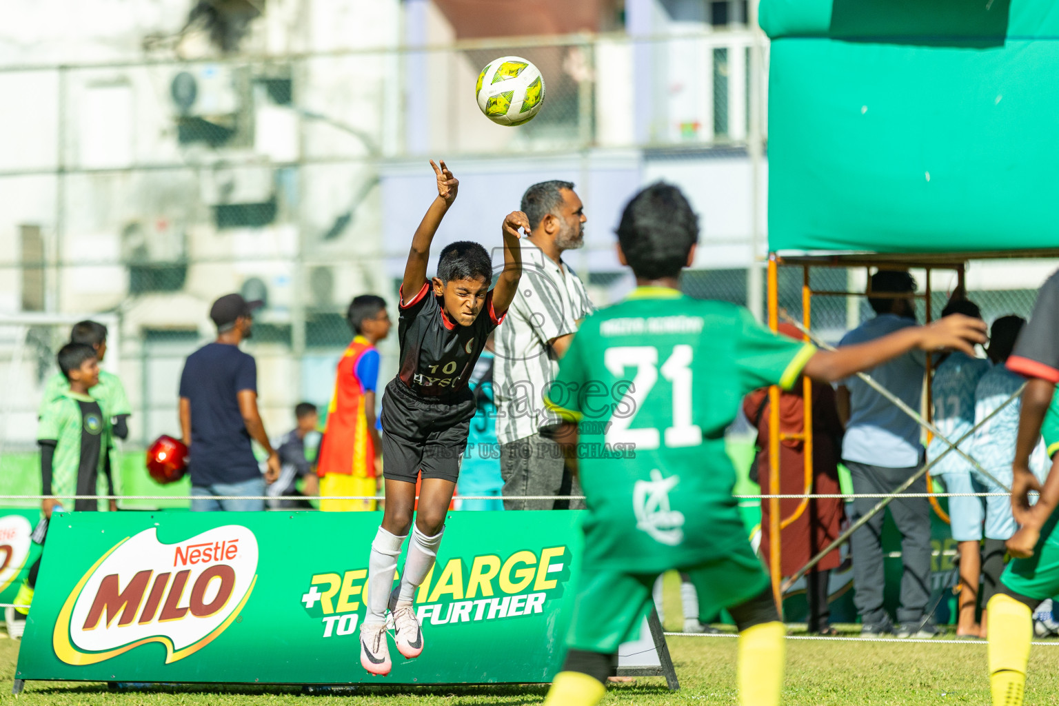 Day 3 of MILO Academy Championship 2025 (U-12) was held at Henveiru Stadium in Male', Maldives on Saturday, 3rd May 2025. 
Photos: Hassan Simah  / images.mv