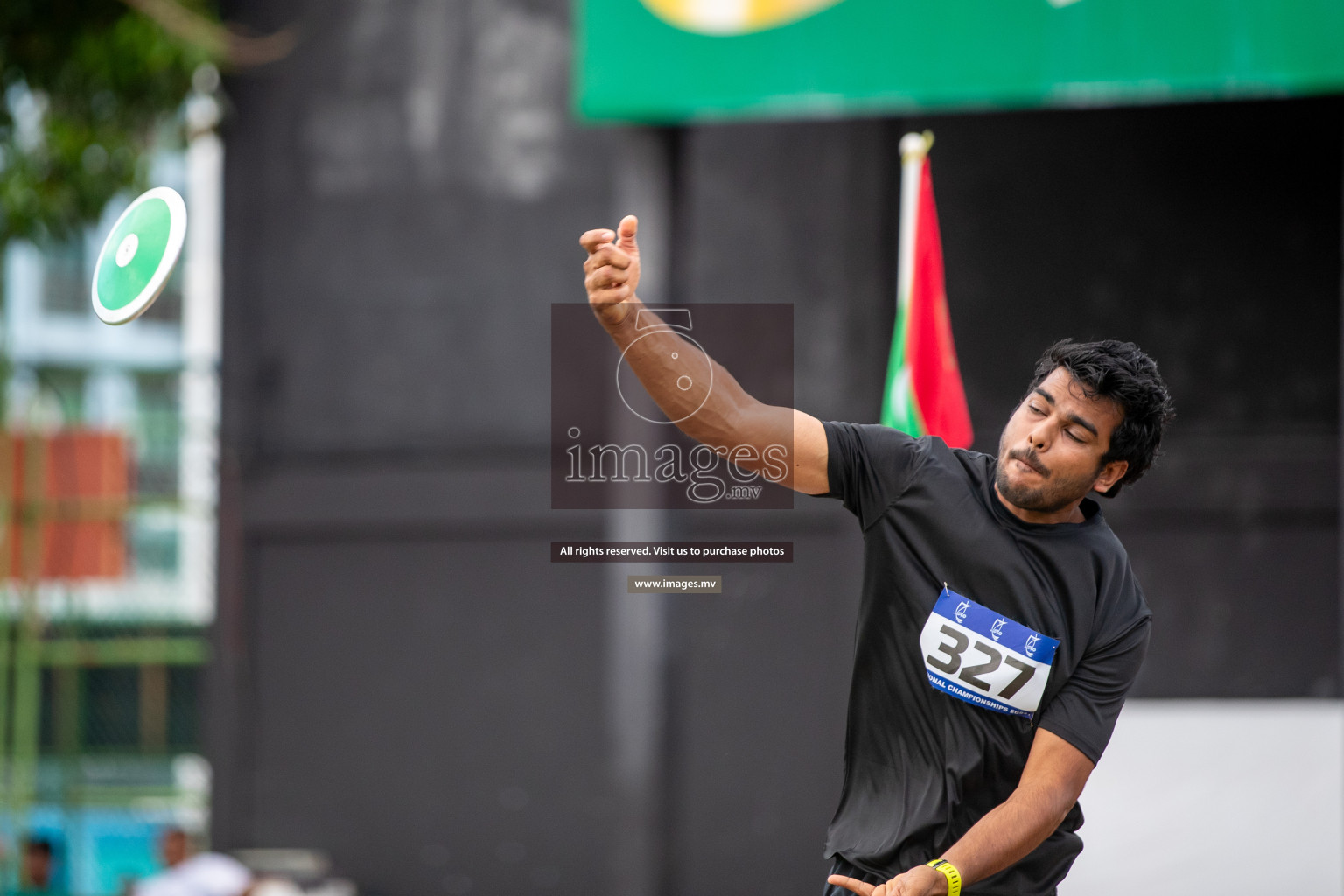 Day 2 of National Athletics Championship 2023 was held in Ekuveni Track at Male', Maldives on Friday, 24th November 2023. Photos: Hassan Simah / images.mv