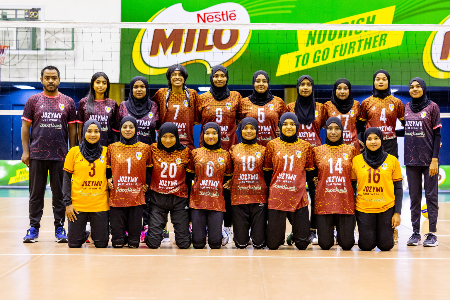 Day 2 of Women's Division of Milo VAM Cup 2024 held in Male', Maldives on Wednesday, 9th July 2024 at Social Center Indoor Hall Photos By: Nausham Waheed / images.mv