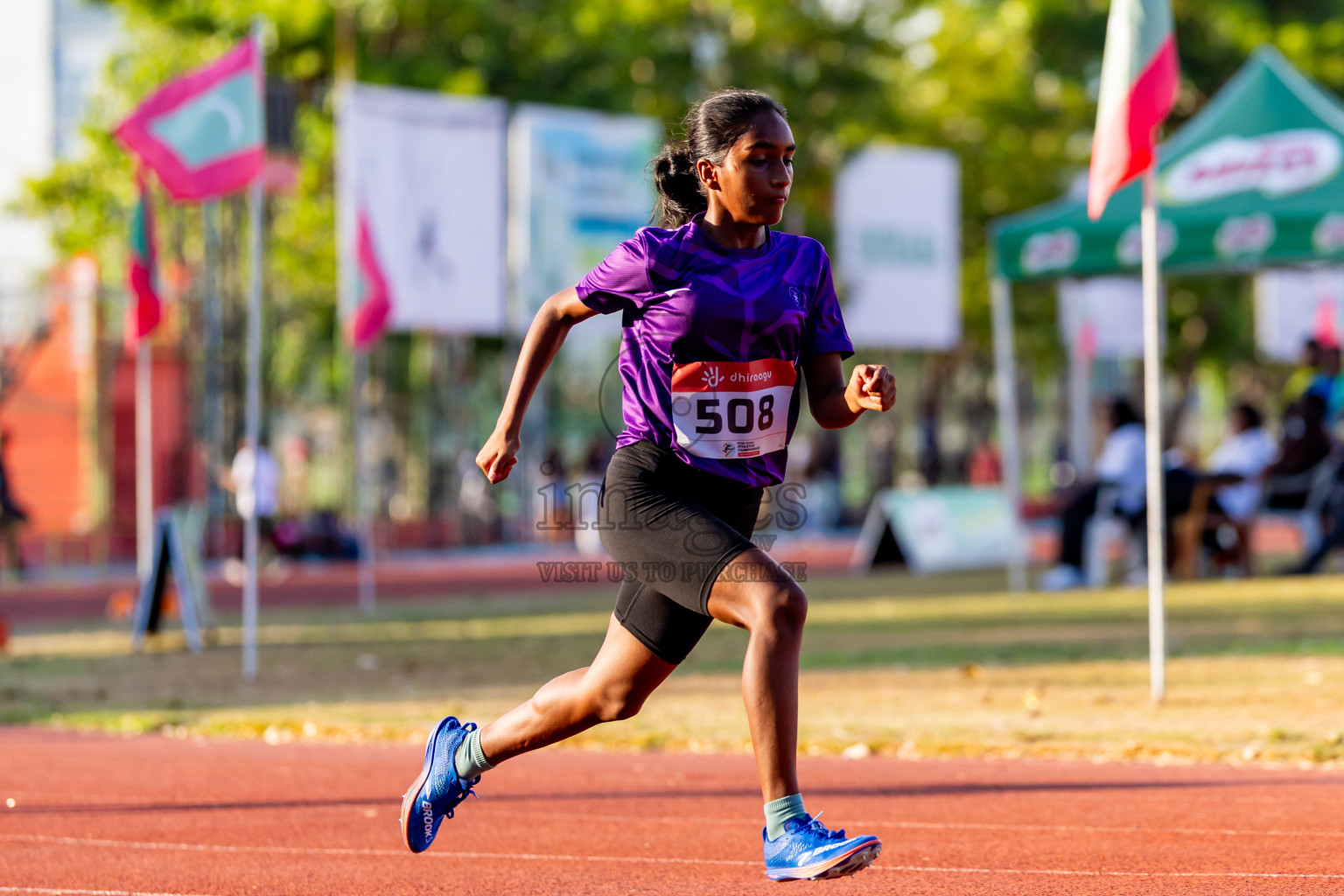 Day 1 of Inter-school Athletics Championship 2025 held in Ekuveni Synthetic Track, Male', Maldives on Monday, 06th October 2025. Photos by: Nausham Waheed / Images.mv