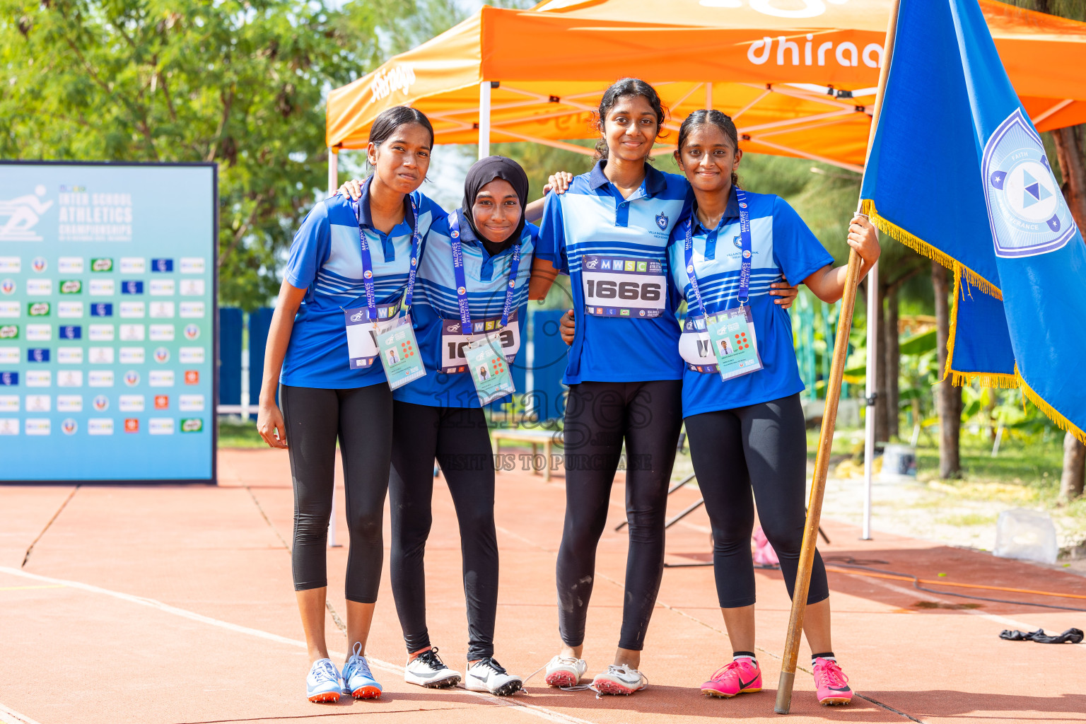 Day 6 of MWSC Interschool Athletics Championships 2024 held in Hulhumale Running Track, Hulhumale, Maldives on Thursday, 14th November 2024. Photos by: Ismail Thoriq / Images.mv