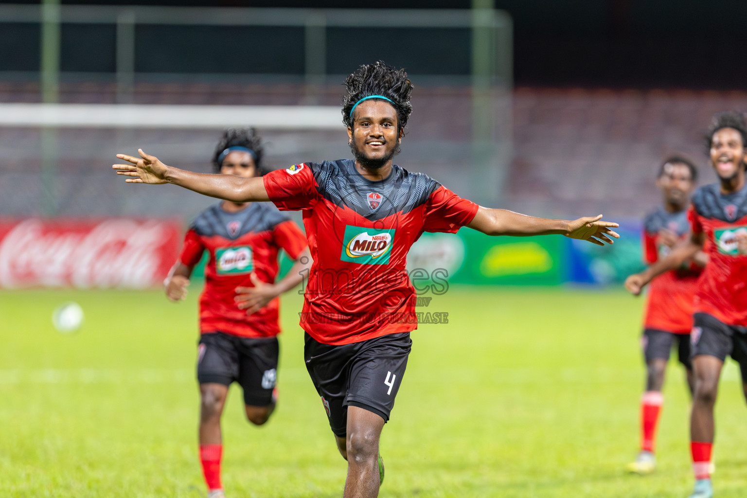 TC Sports Club vs Buru Sports Club in Under 19 Youth Championship 2024 was held at National Stadium in Male', Maldives on Wednesday, 12th June 2024. Photos: Mohamed Mahfooz Moosa / images.mv