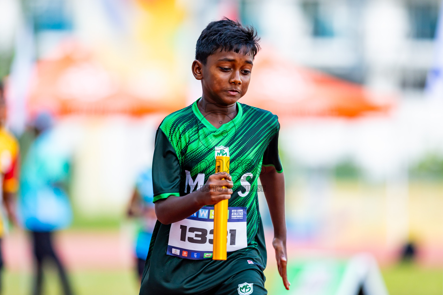 Day 5 of MWSC Interschool Athletics Championships 2024 held in Hulhumale Running Track, Hulhumale, Maldives on Wednesday, 13th November 2024. Photos by: Nausham Waheed / Images.mv