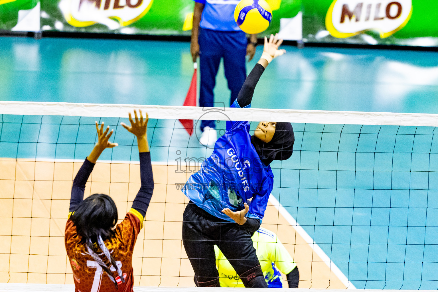 Day 3 of Women's Division of Milo VAM Cup 2024 held in Male', Maldives on Wednesday, 10th July 2024 at Social Center Indoor Hall Photos By: Nausham Waheed / images.mv