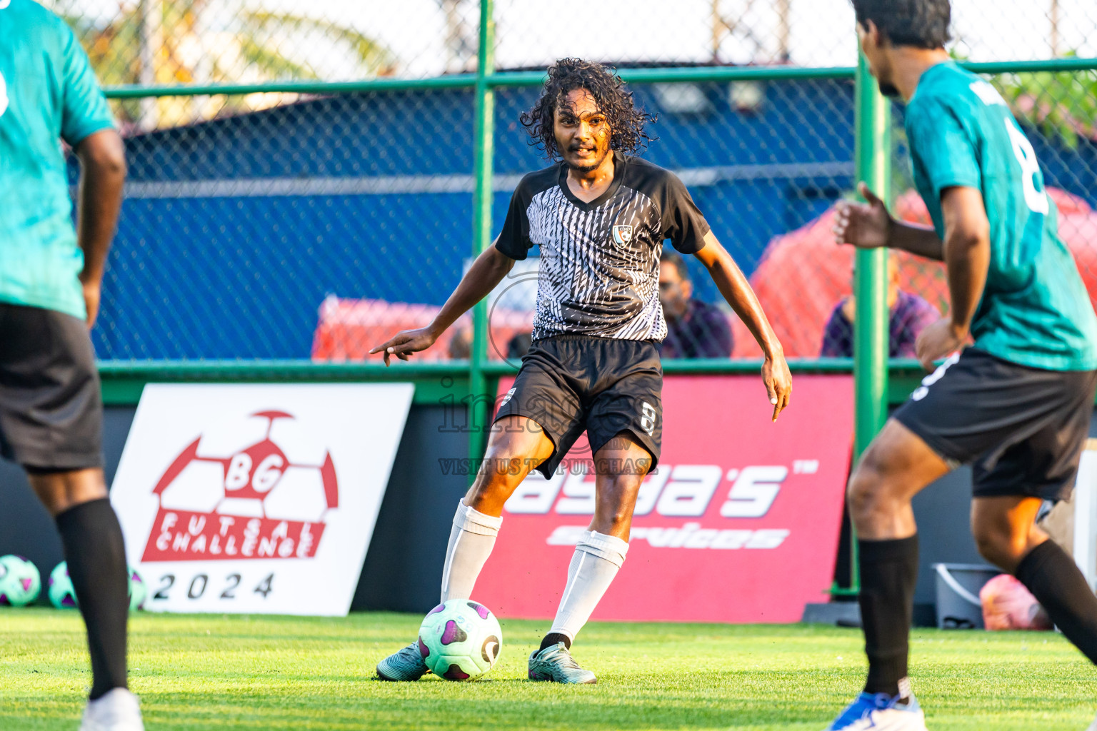 Club PK vs Green Lakers in Day 3 of BG Futsal Challenge 2024 was held on Thursday, 14th March 2024, in Male', Maldives Photos: Nausham Waheed / images.mv