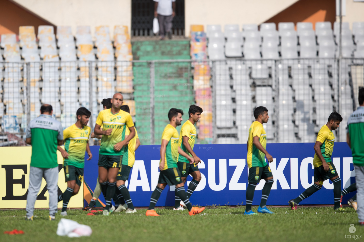 Pakistan vs Bhutan in SAFF Suzuki Cup 2018 in Dhaka, Bangladesh, Saturday, September 08, 2018. (Images.mv Photo/Hussain Sinan)