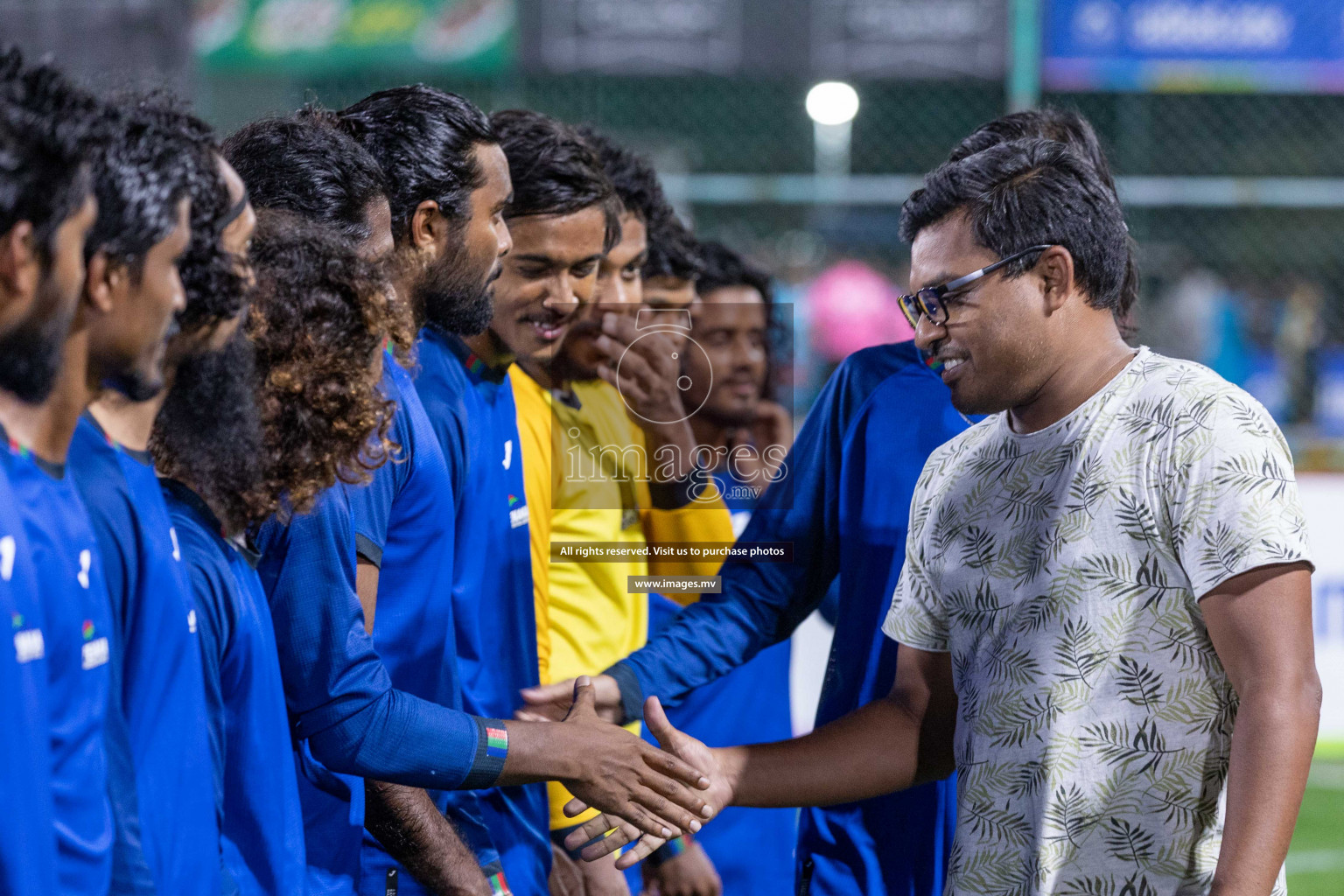 Team Fenaka vs United BML in Club Maldives Cup 2022 was held in Hulhumale', Maldives on Sunday, 9th October 2022. Photos: Ismail Thoriq / images.mv