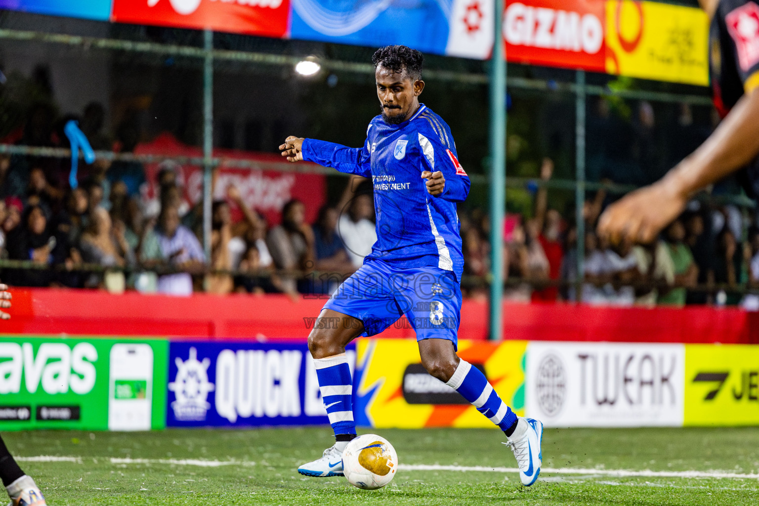ADh Mandhoo vs AA Mathiveri in zone round Day 30 of Golden Futsal Challenge 2025 was held on Monday , 3rd February 2025, in Hulhumale', Maldives. Photos: Nausham Waheed / images.mv