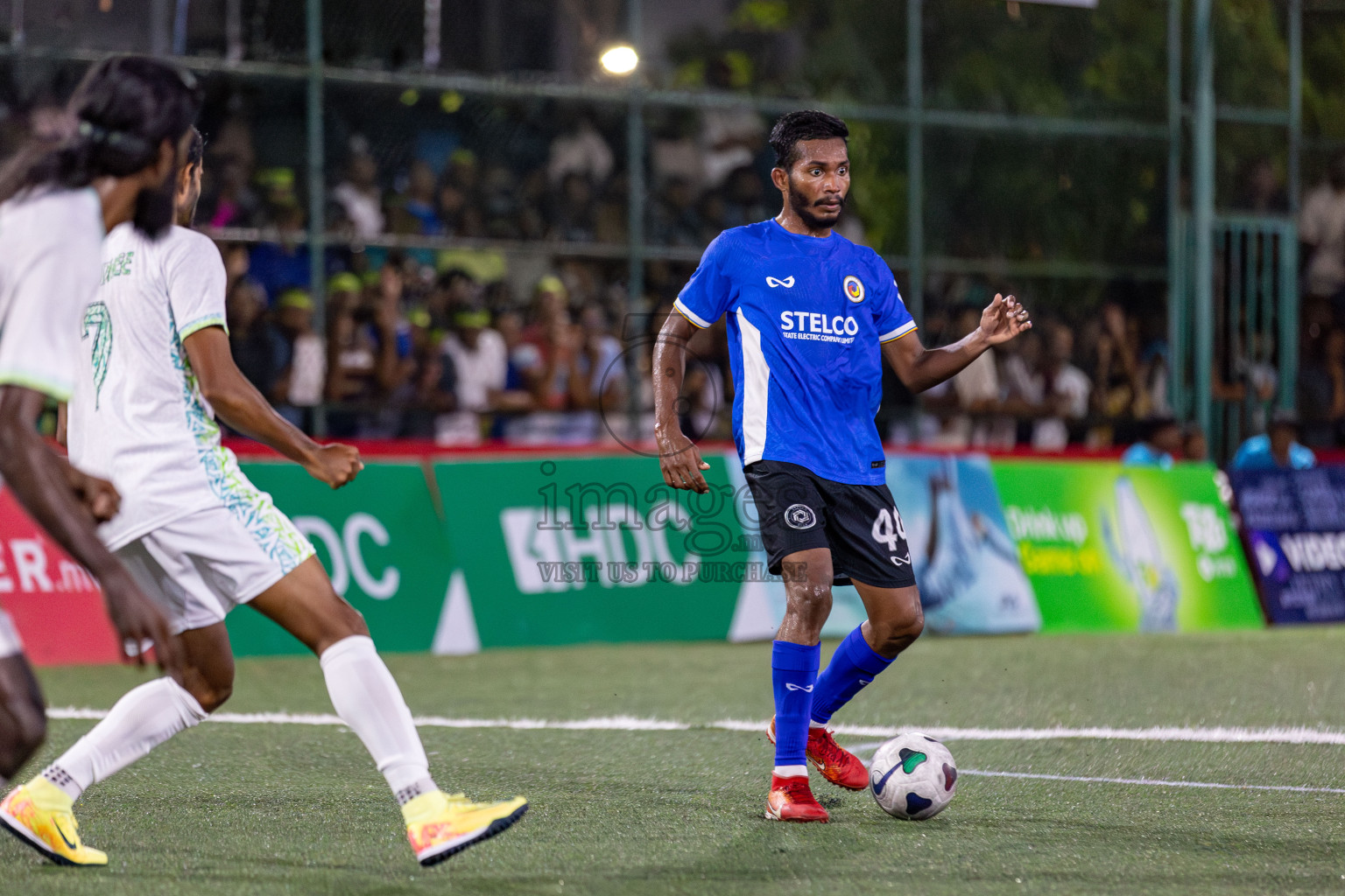 WAMCO vs STELCO RC in the Semi Finals of Club Maldives Cup 2024 held in Rehendi Futsal Ground, Hulhumale', Maldives on Monday, 14th October 2024. Photos: Hassan Simah / images.mv