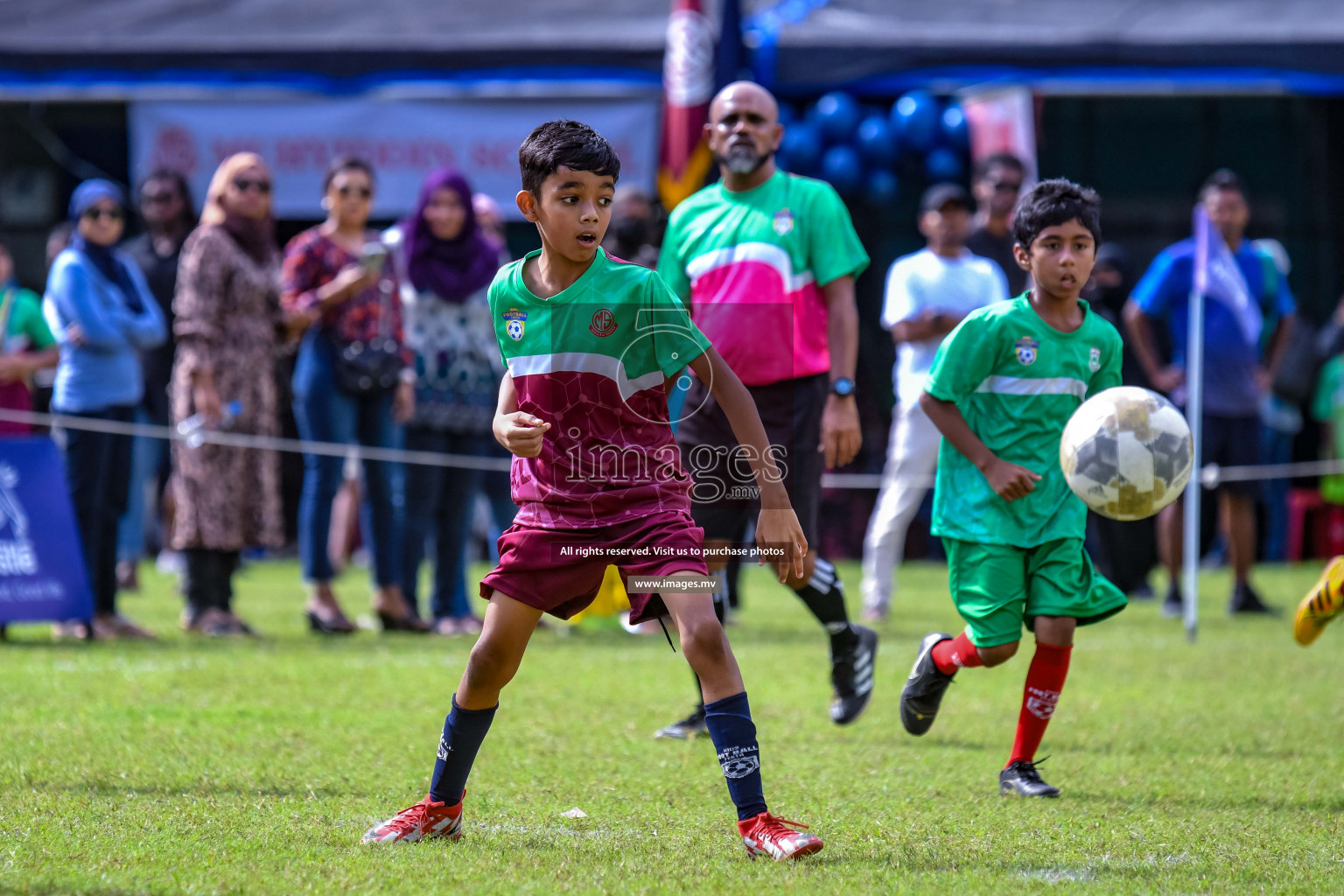 Day 1 of Milo Kids Football Fiesta 2022 was held in Male', Maldives on 19th October 2022. Photos: Nausham Waheed/ images.mv