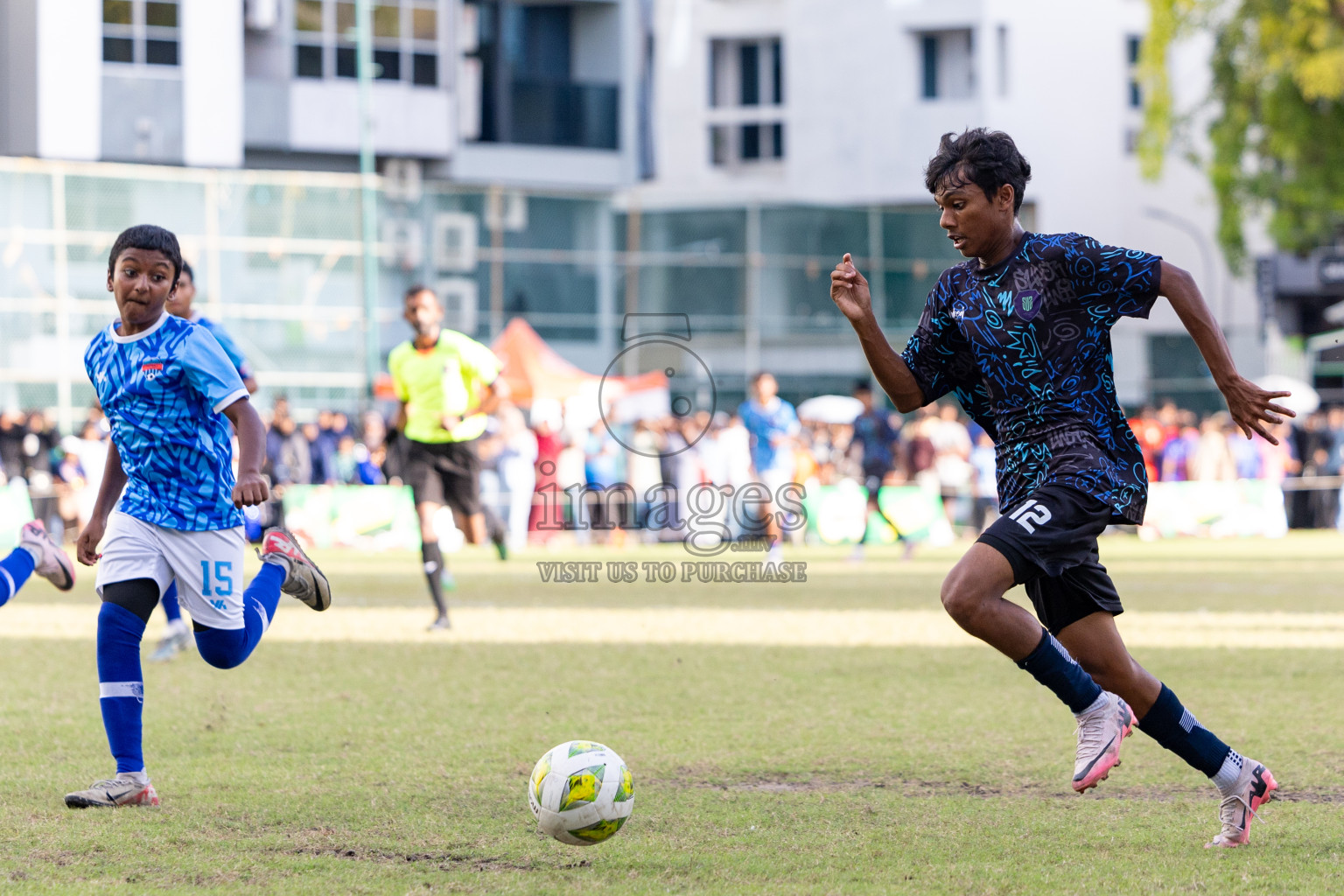 Day 4 of MILO Academy Championship 2024 (U-14) was held in Henveyru Stadium, Male', Maldives on Sunday, 3rd November 2024. Photos: Hassan Simah / Images.mv