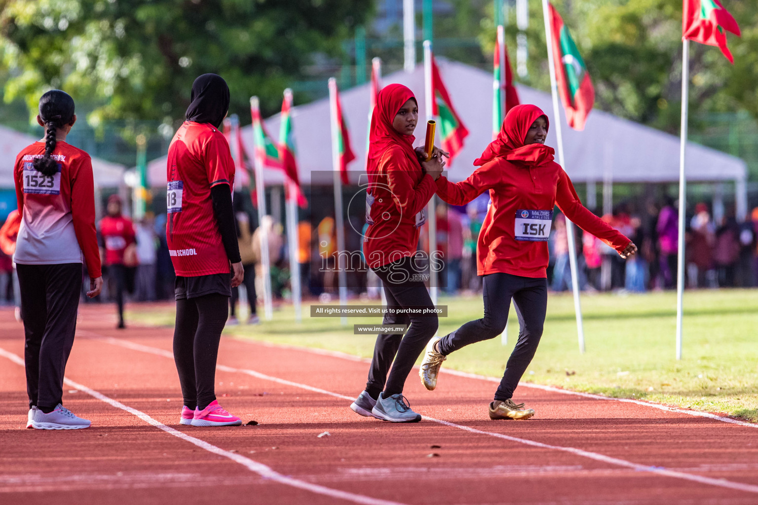 Day 3 of Inter-School Athletics Championship held in Male', Maldives on 25th May 2022. Photos by: Maanish / images.mv