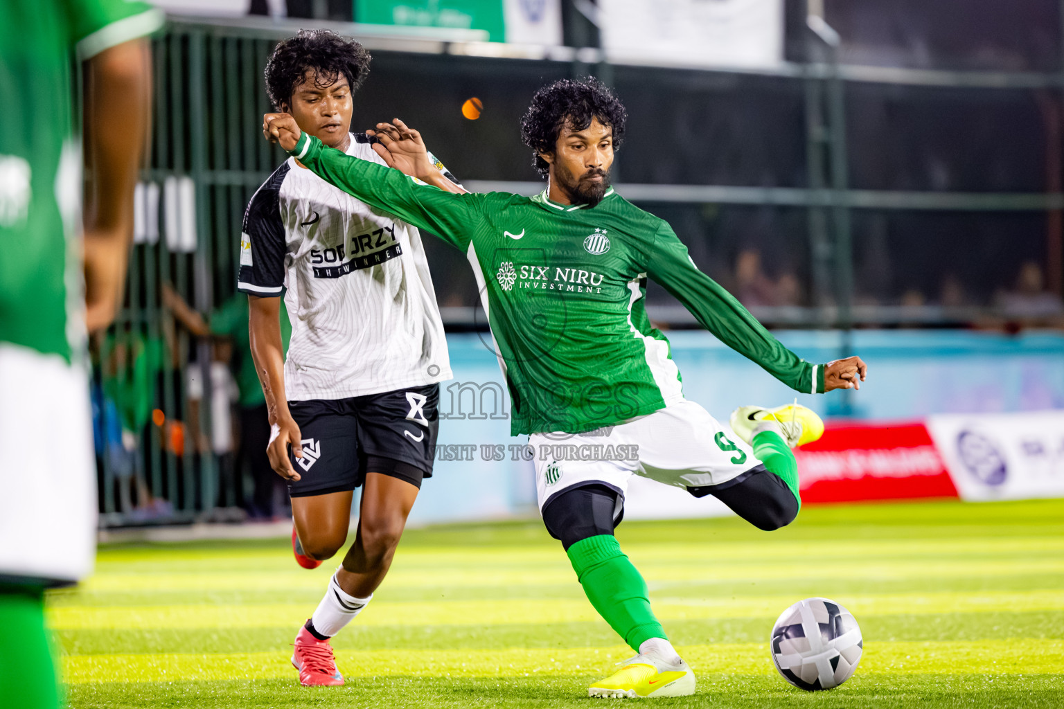 Day 1 of Laamehi Dhiggaru Ekuveri Futsal Challenge 2026 was held on Sunday, 26th July 2026, at Dhiggaru Futsal Ground, Dhiggaru, Maldives Photos: Nausham Waheed / images.mv