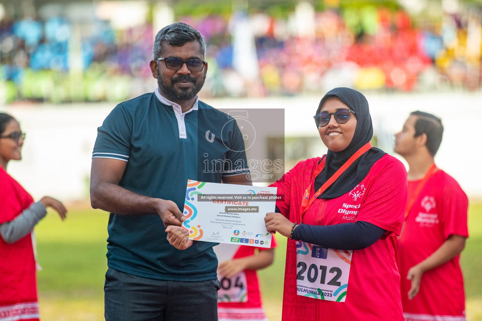 Day one of Inter School Athletics Championship 2023 was held at Hulhumale' Running Track at Hulhumale', Maldives on Saturday, 14th May 2023. Photos: Nausham Waheed / images.mv