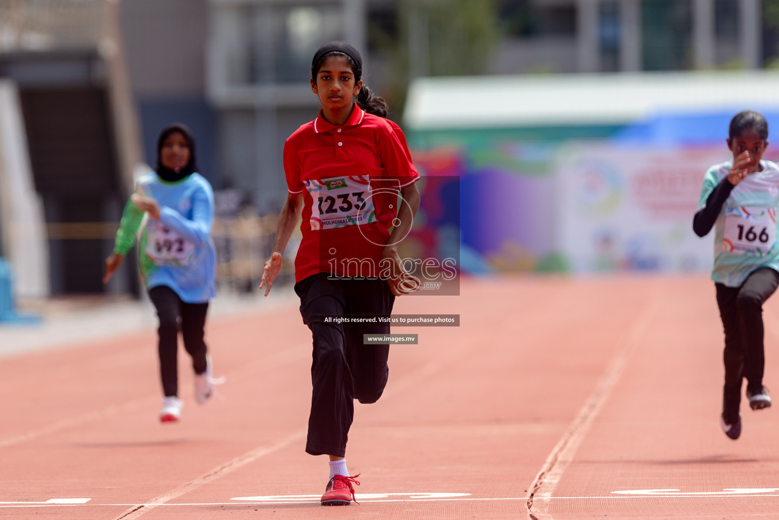 Day two of Inter School Athletics Championship 2023 was held at Hulhumale' Running Track at Hulhumale', Maldives on Sunday, 15th May 2023. Photos: Shuu/ Images.mv