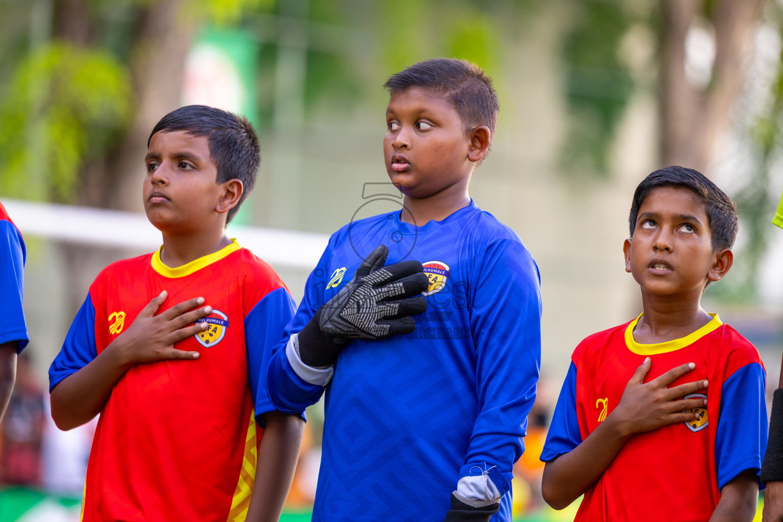 Day 3 of MILO Academy Championship 2025 (U-12) was held at Henveiru Stadium in Male', Maldives on Saturday, 3rd May 2025. Photos: Ismail Thoriq / images.mv