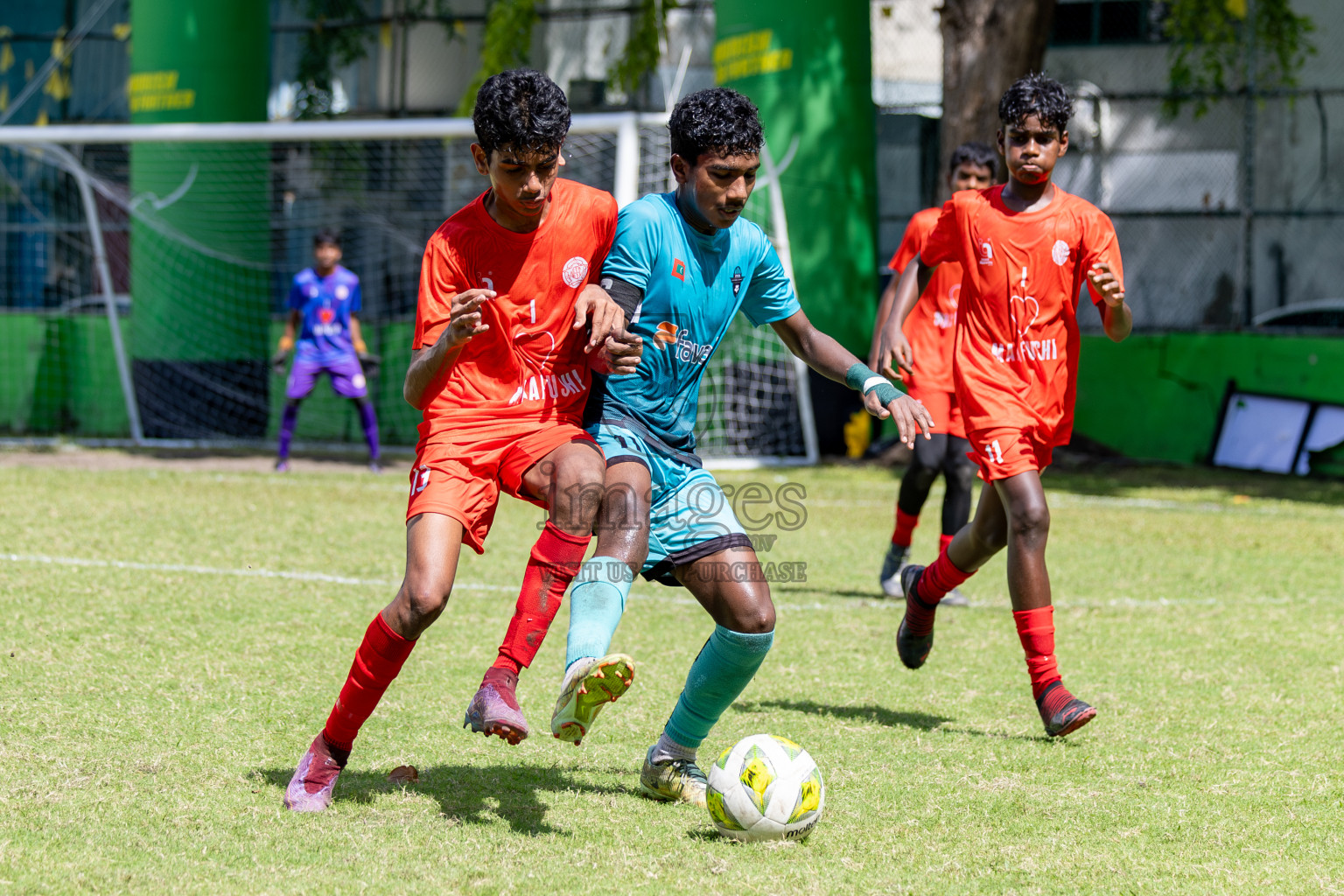 Day 4 of MILO Academy Championship 2024 (U-14) was held in Henveyru Stadium, Male', Maldives on Sunday, 3rd November 2024. 
Photos: Hassan Simah / Images.mv