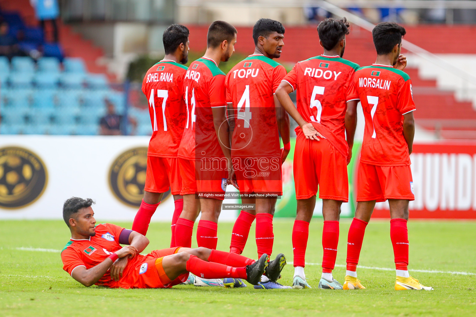 Kuwait vs Bangladesh in the Semi-final of SAFF Championship 2023 held in Sree Kanteerava Stadium, Bengaluru, India, on Saturday, 1st July 2023. Photos: Nausham Waheed, Hassan Simah / images.mv