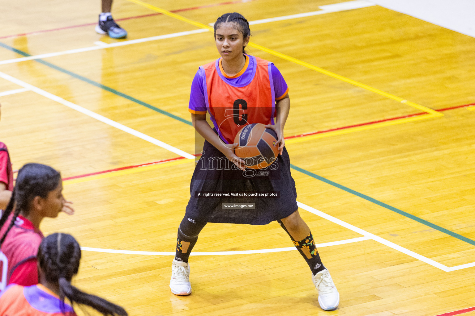 Final of 24th Interschool Netball Tournament 2023 was held in Social Center, Male', Maldives on 7th November 2023. Photos: Nausham Waheed / images.mv