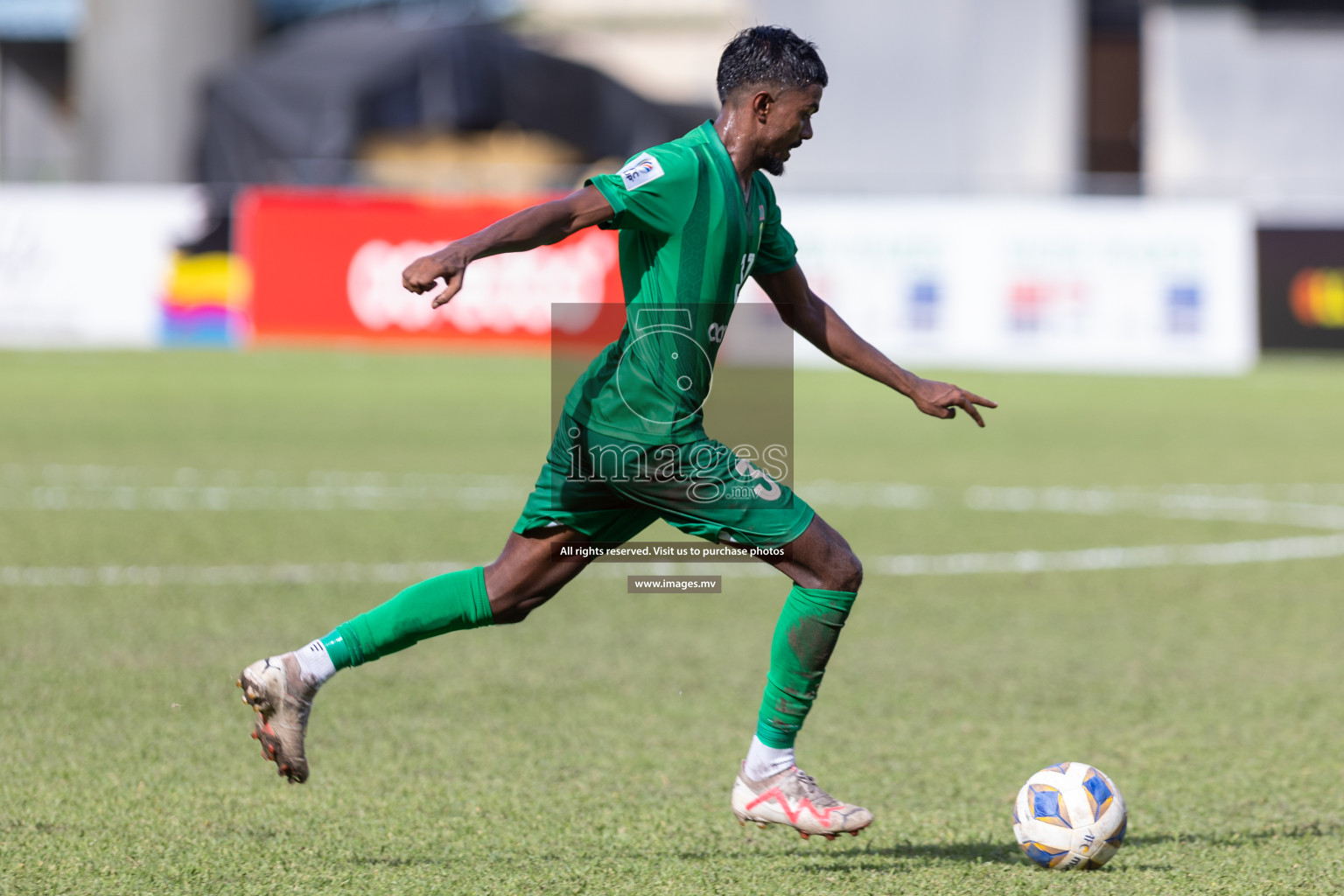 Maziya Sports & Recreation Club vs Odisha FC in the group stage of AFC Cup 2023 held in the National Stadium, Male, Maldives, on Tuesday 7th November 2023. Photos: Mohamed Mahfooz Moosa