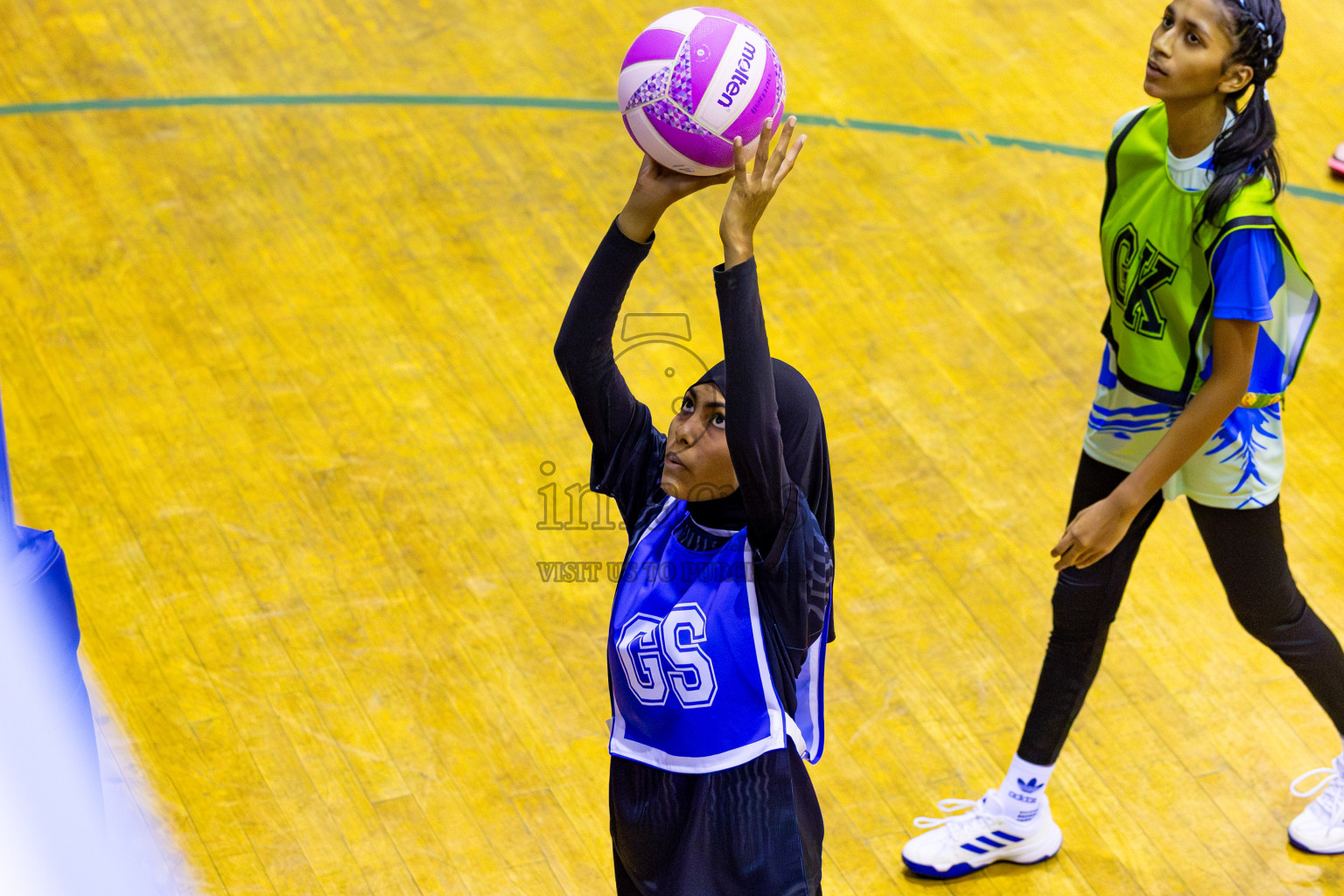 United Unity SV vs SC Shinning Star in Day 2 of 24th Milo Netball Association Championship held in Social Center at Male', Maldives on Tuesday, 2nd September 2025. Photos: Nausham Waheed / images.mv