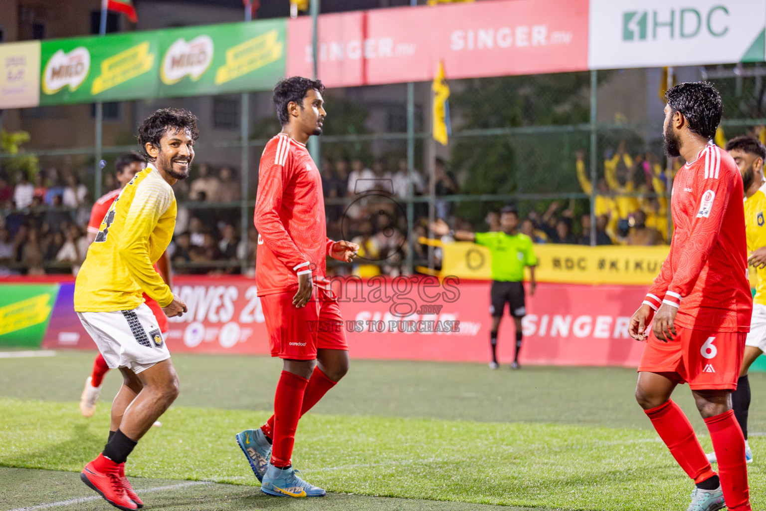 RRC vs Ooredoo in Club Maldives Cup 2024 held in Rehendi Futsal Ground, Hulhumale', Maldives on Saturday, 28th September 2024. Photos: Hassan Simah / images.mv