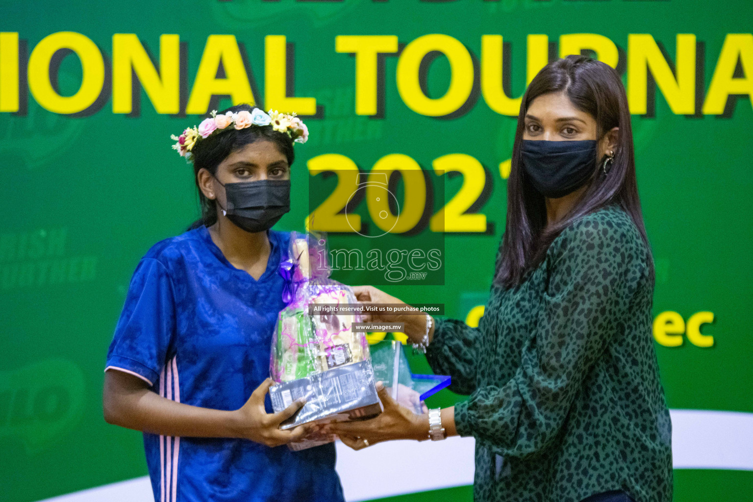 Kulhudhuffushi Youth & R.C vs Club Green Streets in the Finals of Milo National Netball Tournament 2021 (Women's) held on 5th December 2021 in Male', Maldives Photos: Ismail Thoriq / images.mv