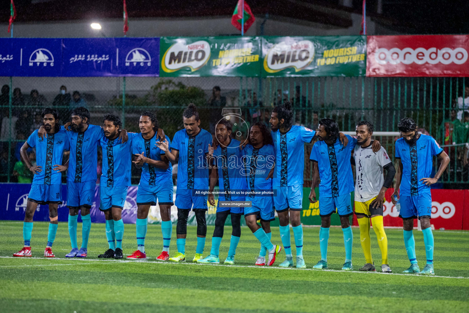 Team FSM vs Club HDC in the Quarter Finals of Club Maldives 2021 held at Hulhumale;, on 12th December 2021 Photos: Ismail Thoriq / images.mv