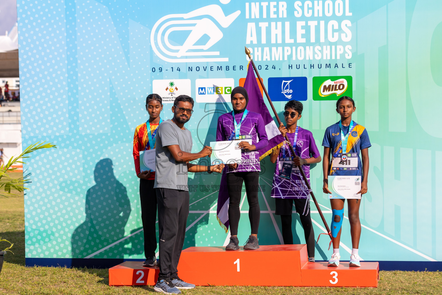 MWSC Interschool Athletics Championships 2024 - Day 3
Day 3 of MWSC Interschool Athletics Championships 2024 held in Hulhumale Running Track, Hulhumale, Maldives on Monday, 11th November 2024. Photos by: Ismail Thoriq / Images.mv