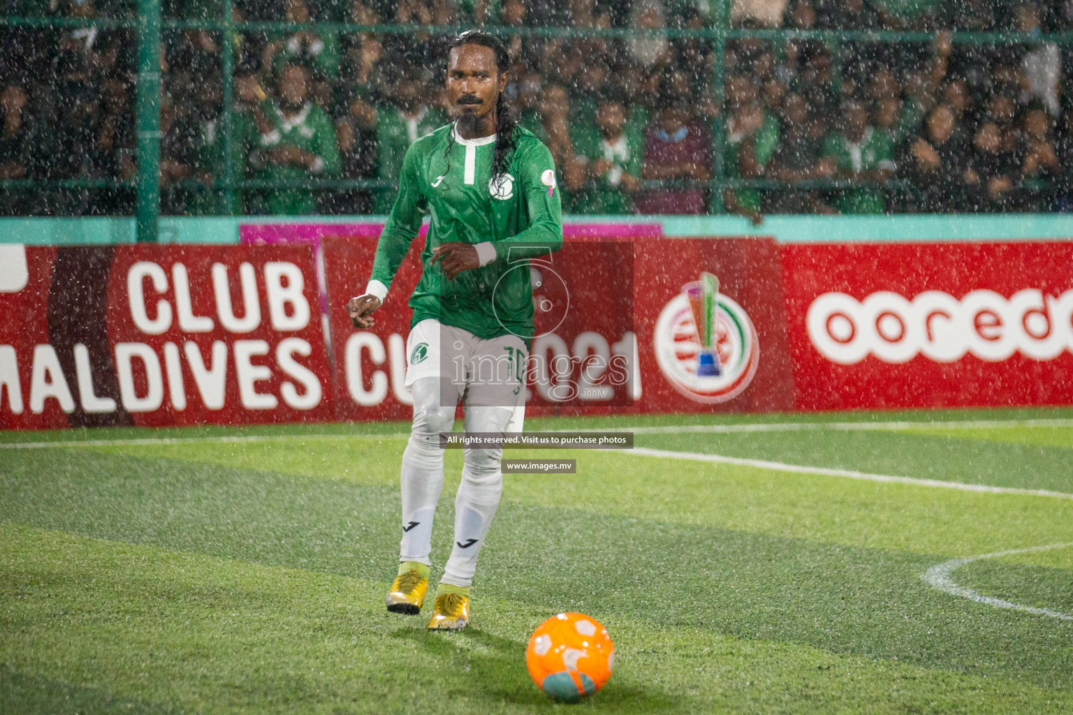 Team FSM vs Club HDC in the Quarter Finals of Club Maldives 2021 held at Hulhumale;, on 12th December 2021 Photos: Nasam / images.mv