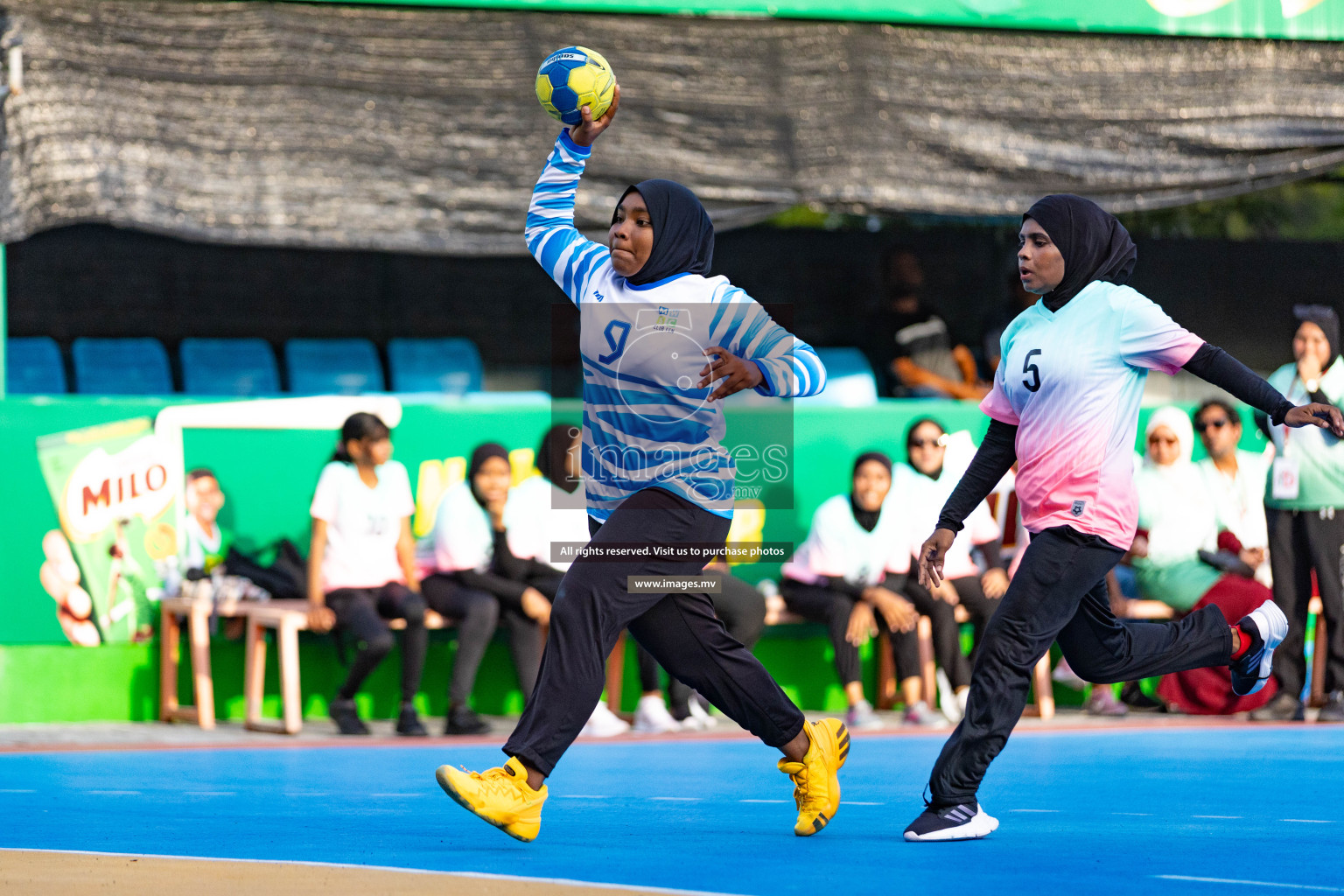 Day 2 of 7th Inter-Office/Company Handball Tournament 2023, held in Handball ground, Male', Maldives on Saturday, 17th September 2023 Photos: Nausham Waheed/ Images.mv