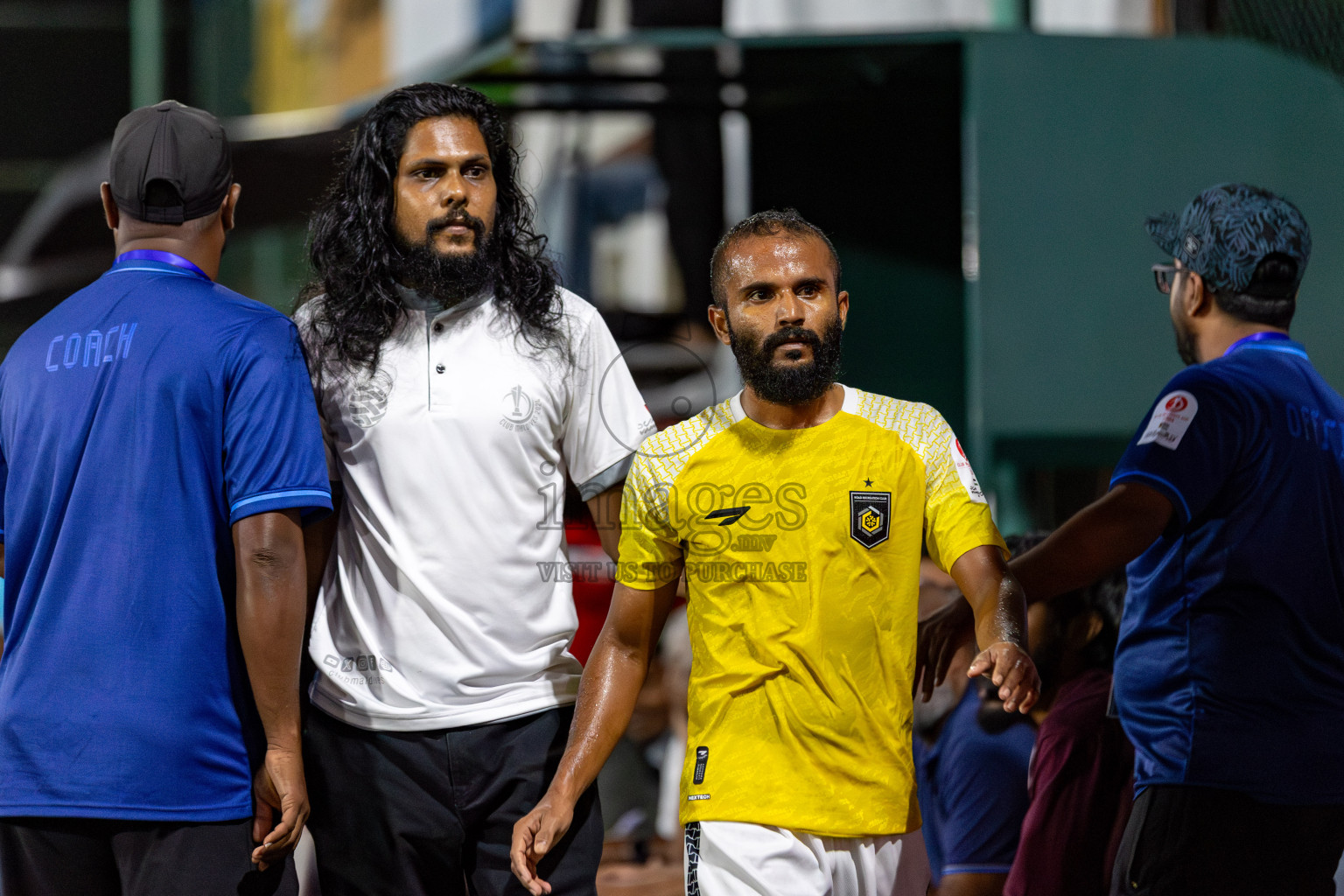 RRC vs MPL in the Semi Finals of Club Maldives Cup 2024 held in Rehendi Futsal Ground, Hulhumale', Maldives on Monday, 14th October 2024. Photos: Hassan Simah / images.mv