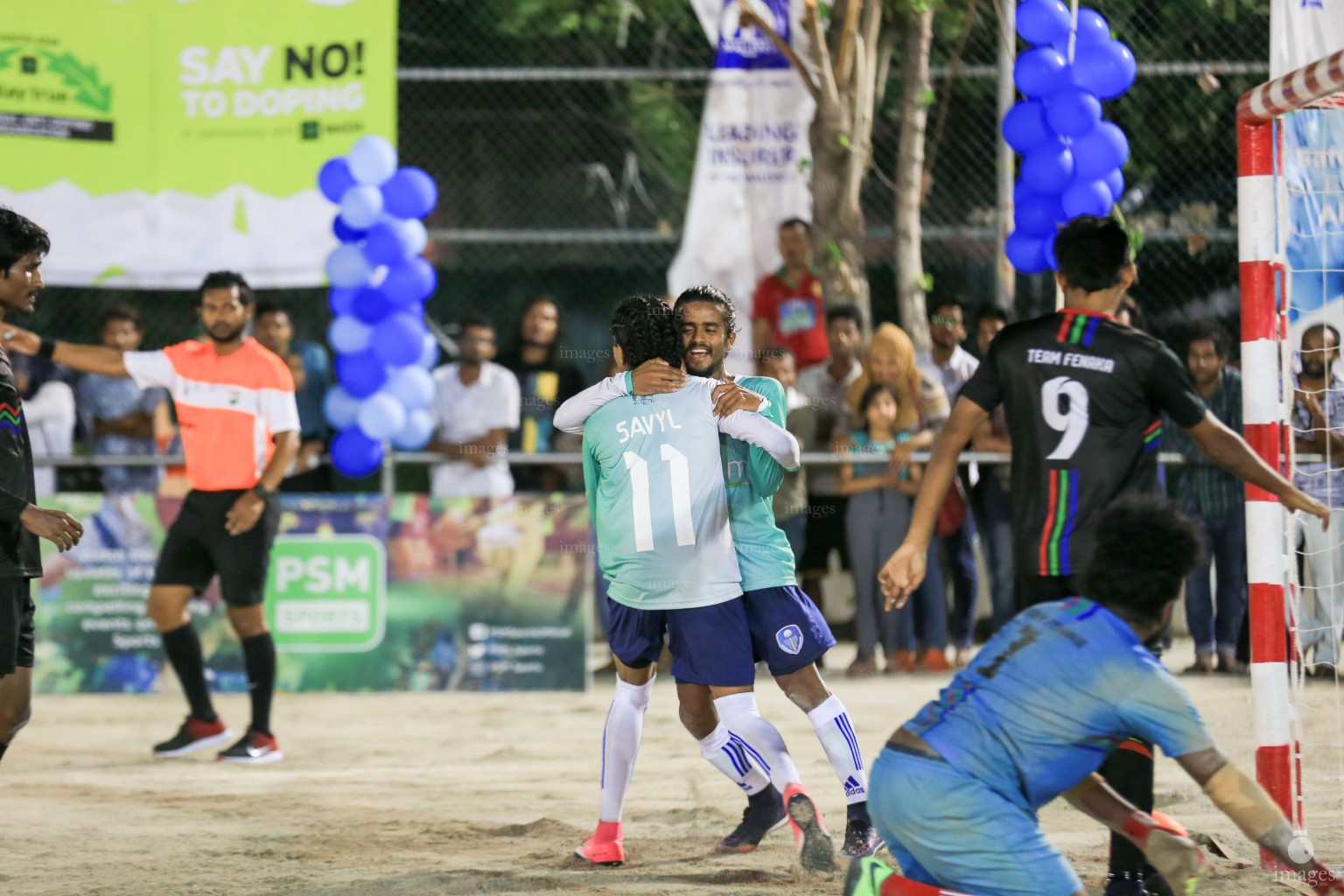 Second day of  Round of 16 of Milo Club Maldives Cup in Male', Maldives, Saturday, April 29, 2017. (Images.mv Photo/ Hussain Sinan). 