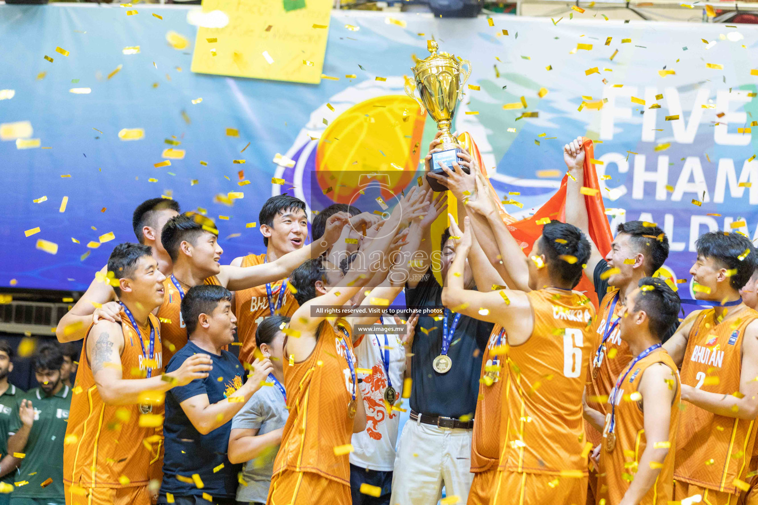 Bangladesh vs Bhutan in the final of Five Nation Championship 2023 was held in Social Center, Male', Maldives on Thursday, 22nd June 2023. Photos: Ismail Thoriq / images.mv