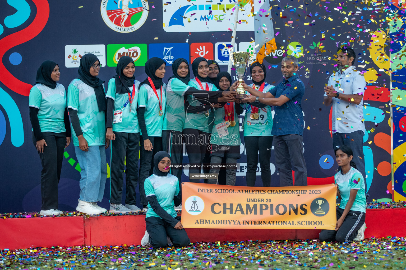 Final Day of Inter School Athletics Championship 2023 was held in Hulhumale' Running Track at Hulhumale', Maldives on Friday, 19th May 2023. Photos: Nausham Waheed / images.mv